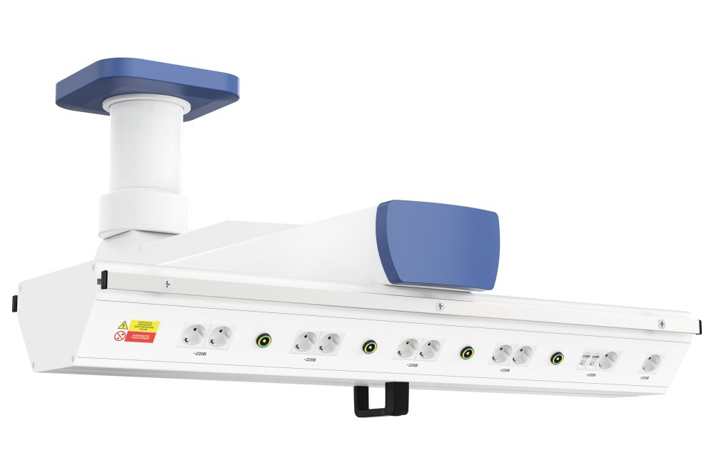 Потолочная медицинская консоль CADUCEUS C1E-AL одноплечевая