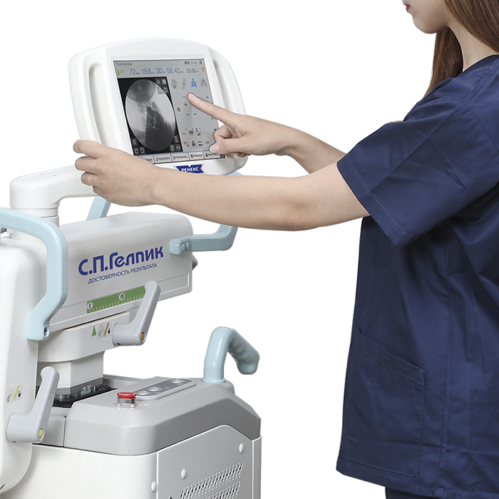 С.П. Гелпик «РЕНЕКС» 5,3 кВт мобильный рентгенохирургический аппарат типа С-дуга с цифровым УРИ