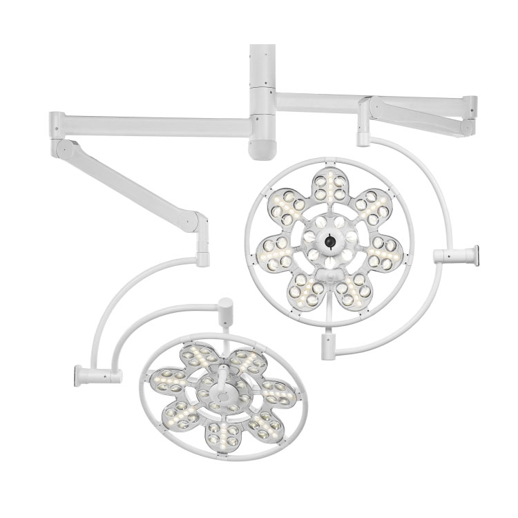 Светильник операционный потолочный ЭМАЛЕД 500/500 двухкупольный