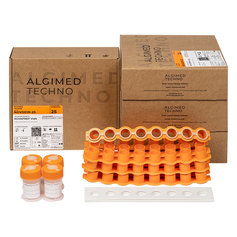 Набор реагентов и реактивов для жидкостной цитологии NOVAprep Kit B