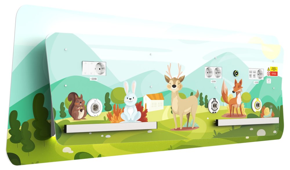 Детская двухрядная медицинская консоль CADUCEUS