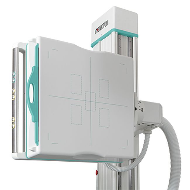 Цифровой рентгеновский аппарат ЭЛЕКТРОН на два рабочих места со стационарным столом