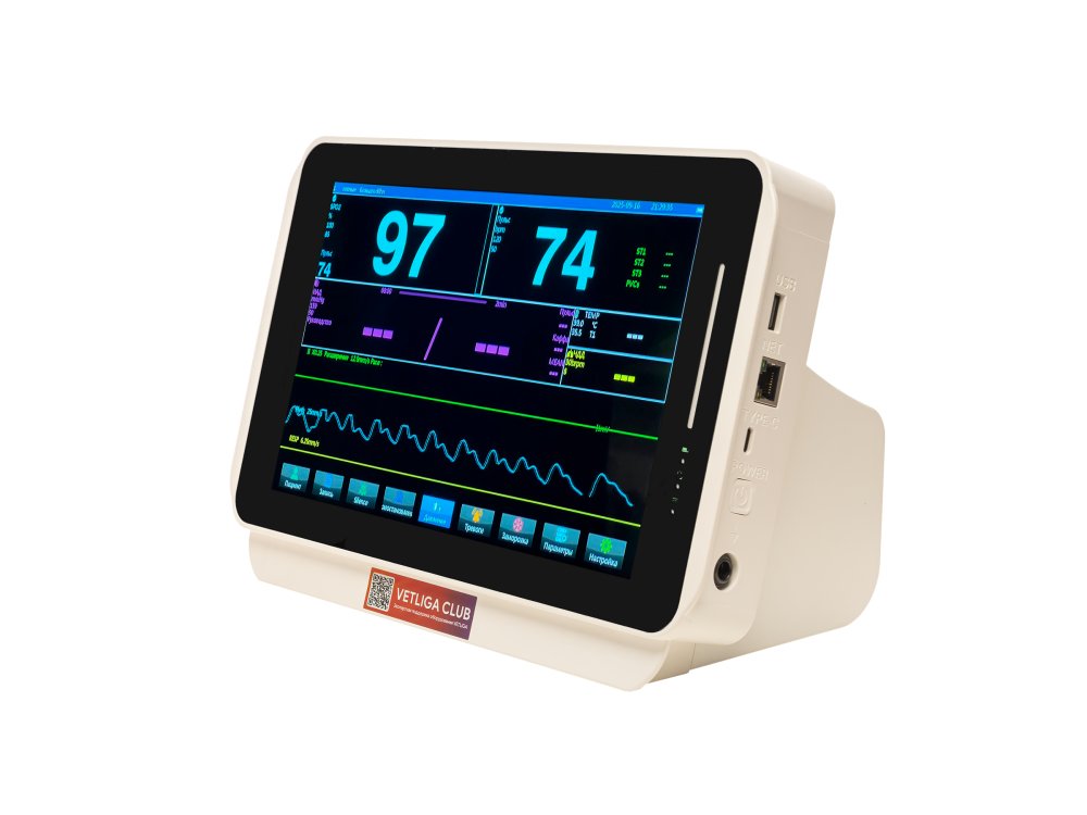 Ветеринарный монитор пациента Un-Medical WSpet 10s