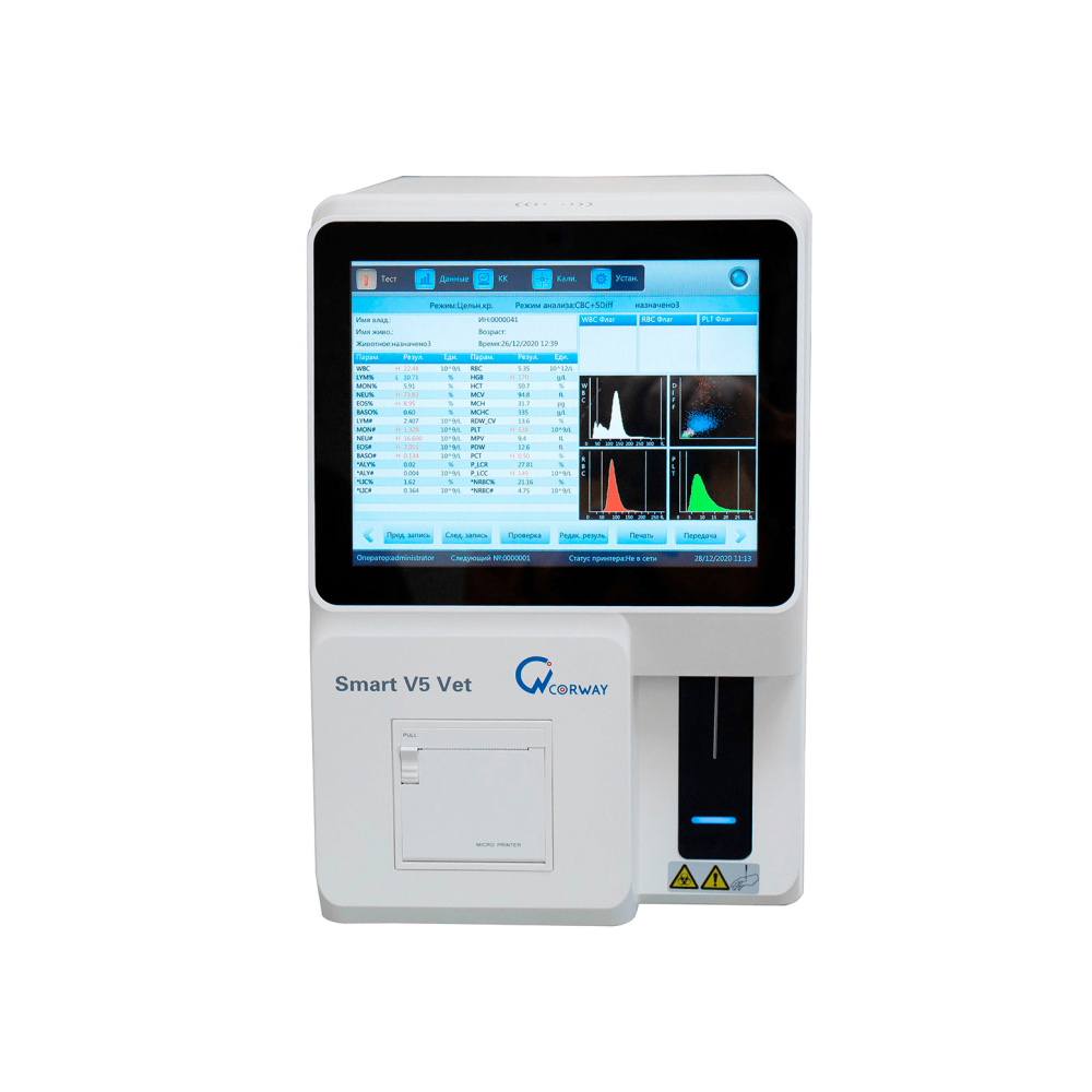 Ветеринарный гематологический анализатор URIT SMART-5 VET