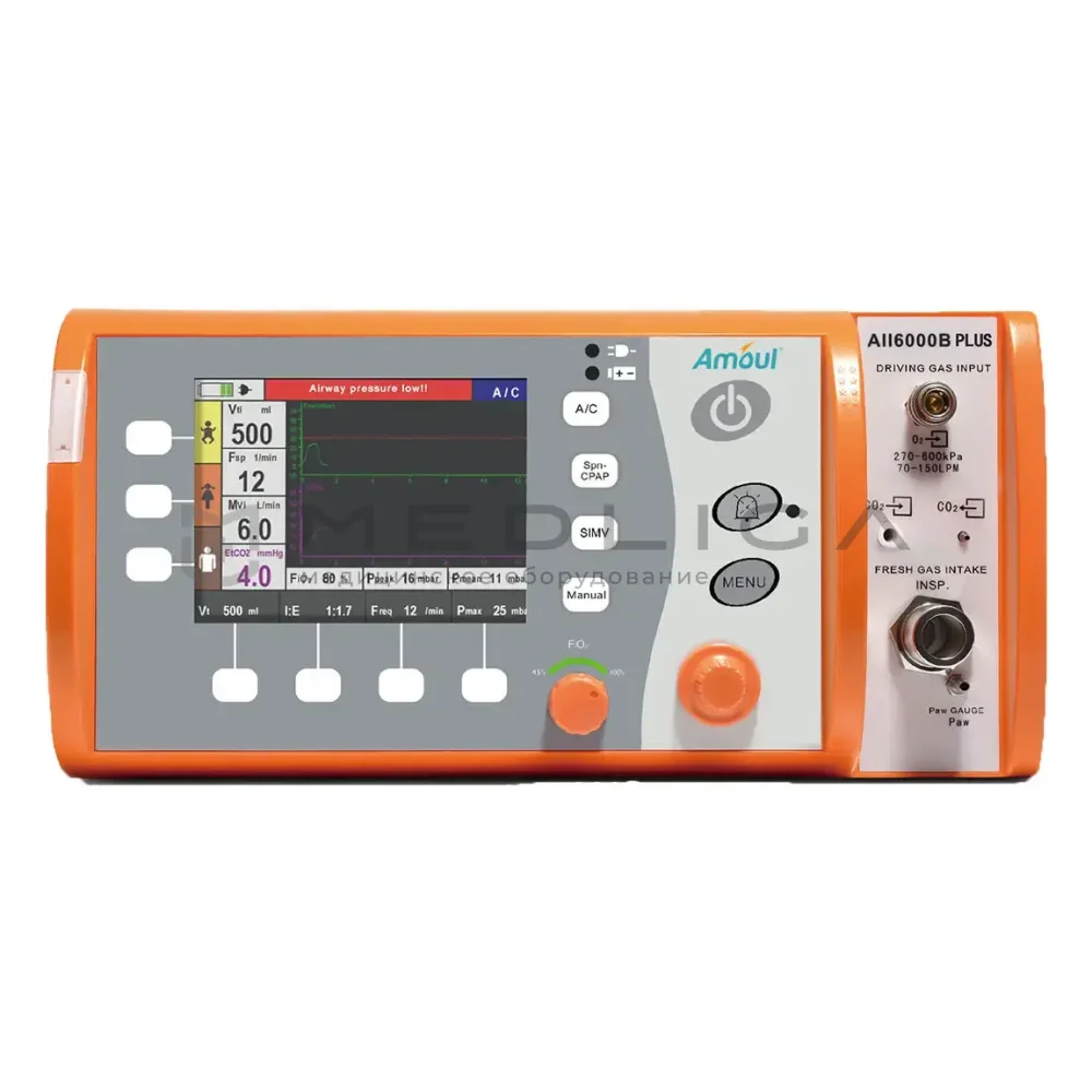 Транспортный аппарат ИВЛ Ambulanc All6000B PLUS