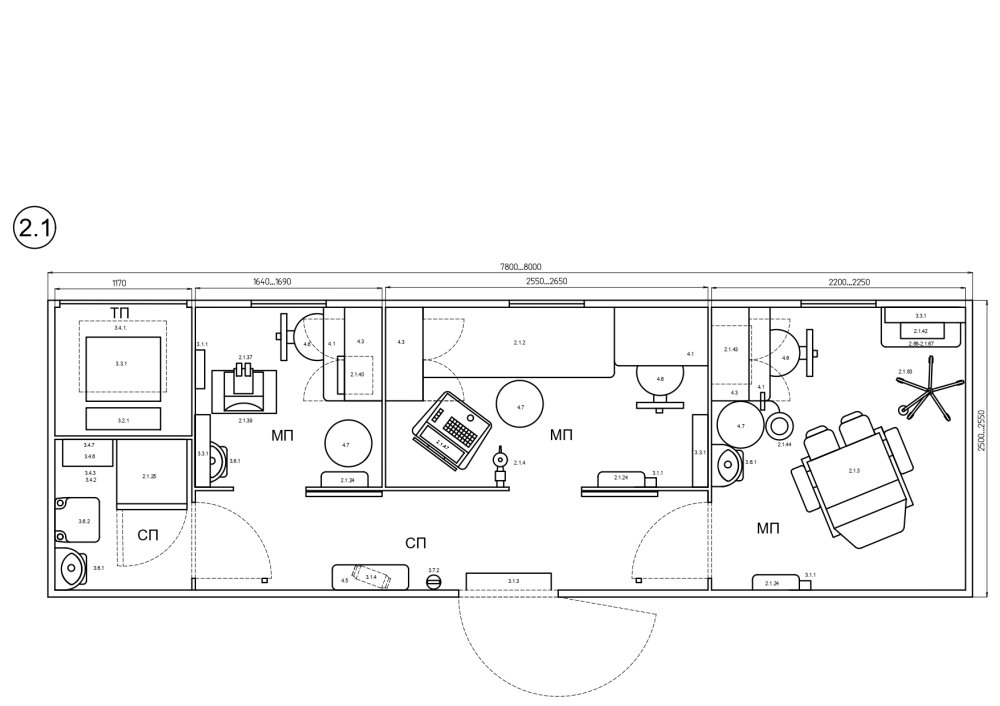 Передвижной медицинский комплекс ДжиСиМед «Диагностика» исполнение 2 Диамобиль/Эндомобиль