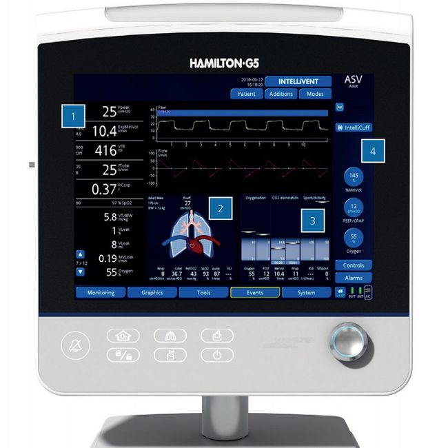 Аппарат ИВЛ HAMILTON G5