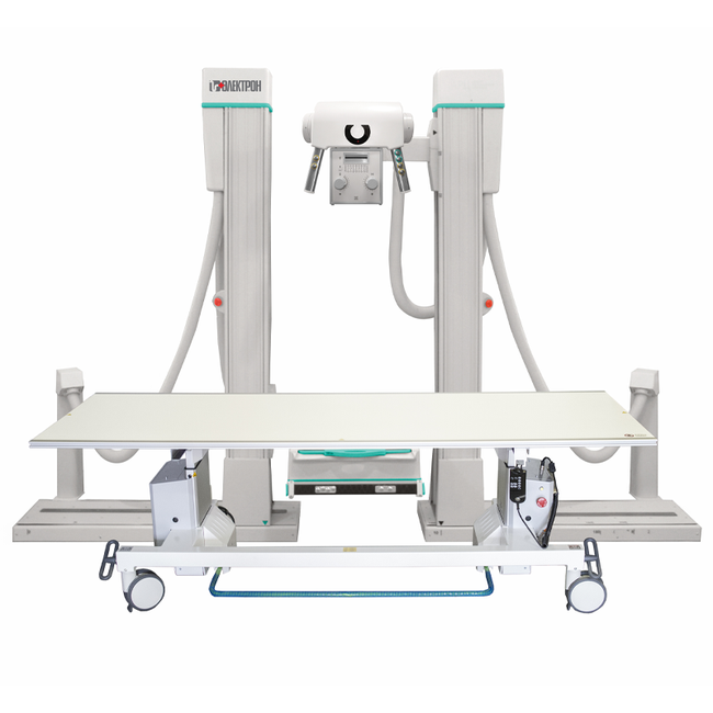 Цифровой рентгеновский аппарат ЭЛЕКТРОН на два рабочих места со стационарным столом