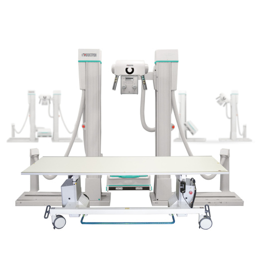 Цифровой рентгеновский аппарат Электрон на два рабочих места с мобильным столом