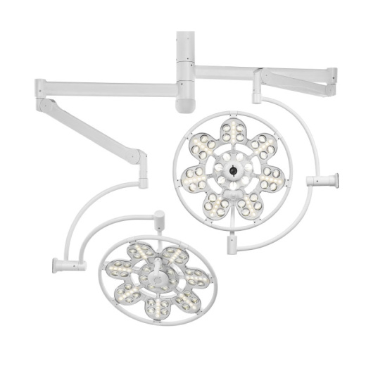 Светильник операционный потолочный ЭМАЛЕД 500/500 двухкупольный