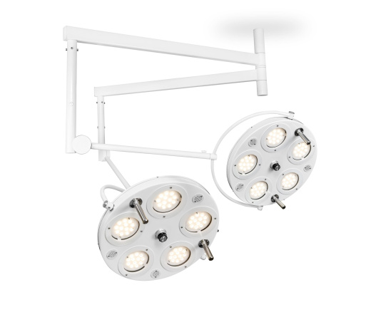 Медицинский двухкупольный хирургический светильник FotonFly 6S/6S