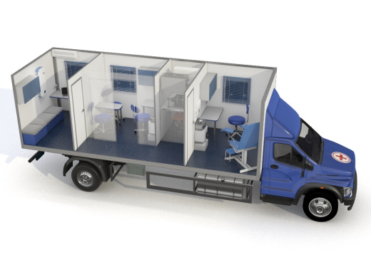 Передвижной фельдшерско-акушерский пункт ДжиСиМед «Диагностика» исполнение 1