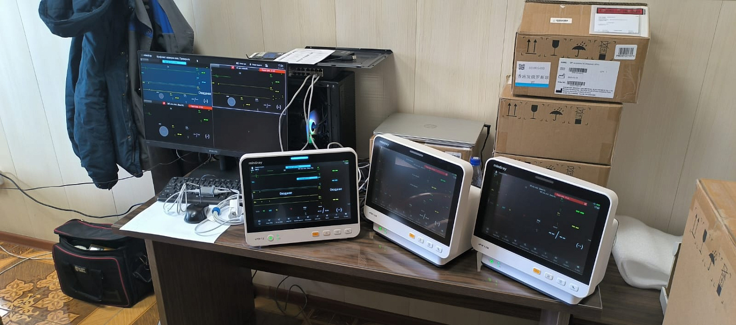 Мониторы и стацния Mindray