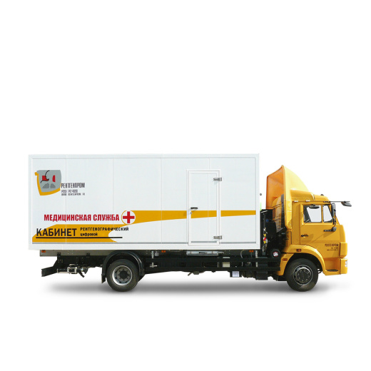Кабинет рентгенографический подвижной на базе шасси КАМАЗ-4308