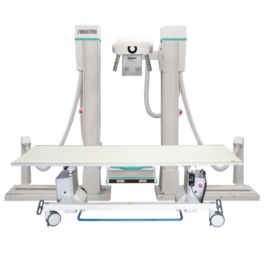 Цифровой рентгеновский аппарат ЭЛЕКТРОН на два рабочих места со стационарным столом