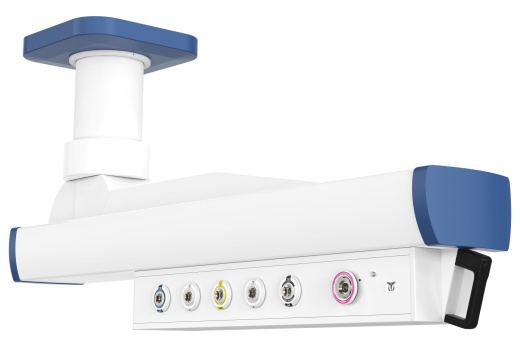 Потолочная медицинская консоль CADUCEUS C1E-AP одноплечевая